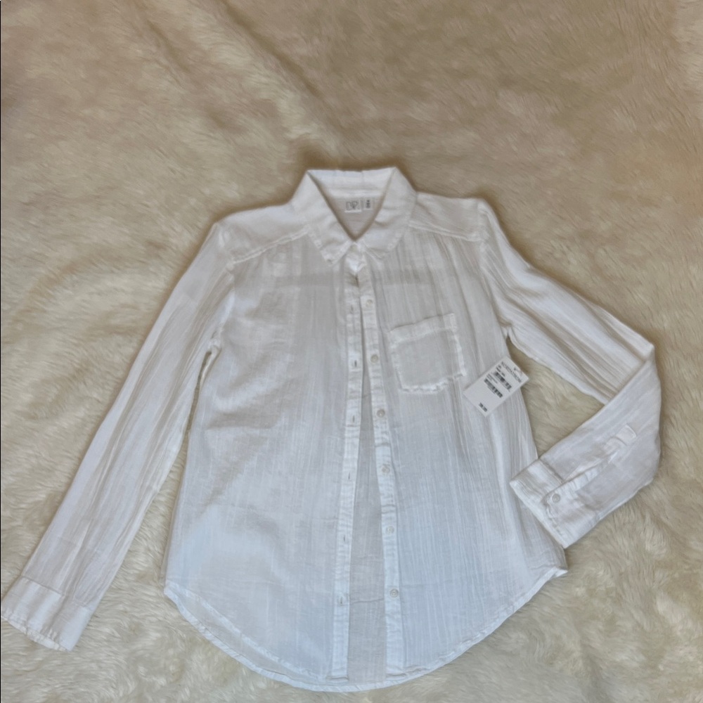 Nordstrom BP Women's White Button Down Shirt